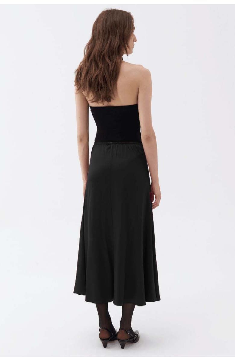 Nocturne Elastic Waisted Midi Skirt, Alternate, color,