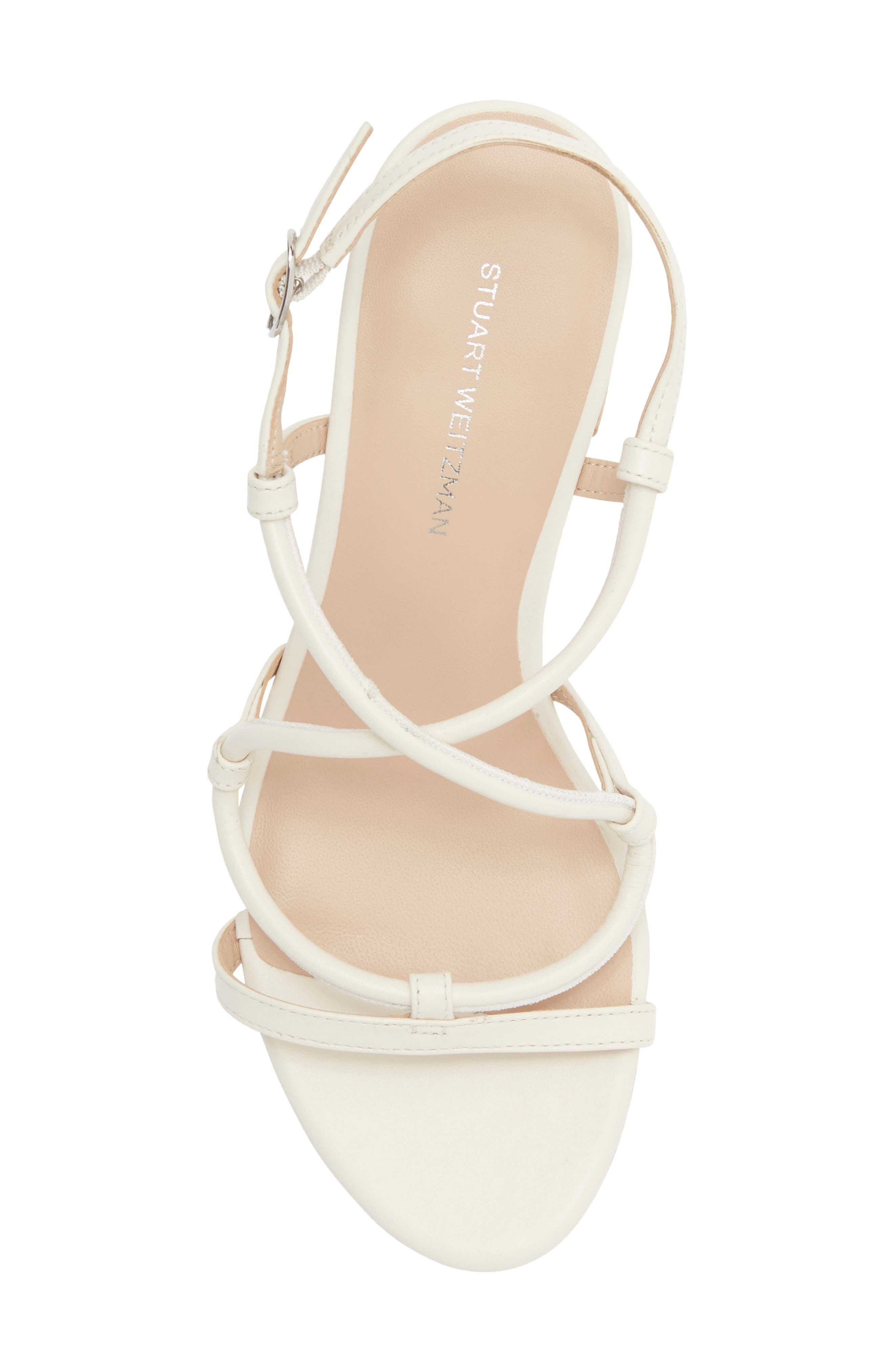 Nilla 75 Block Sandal, Alternate, color, CHALK