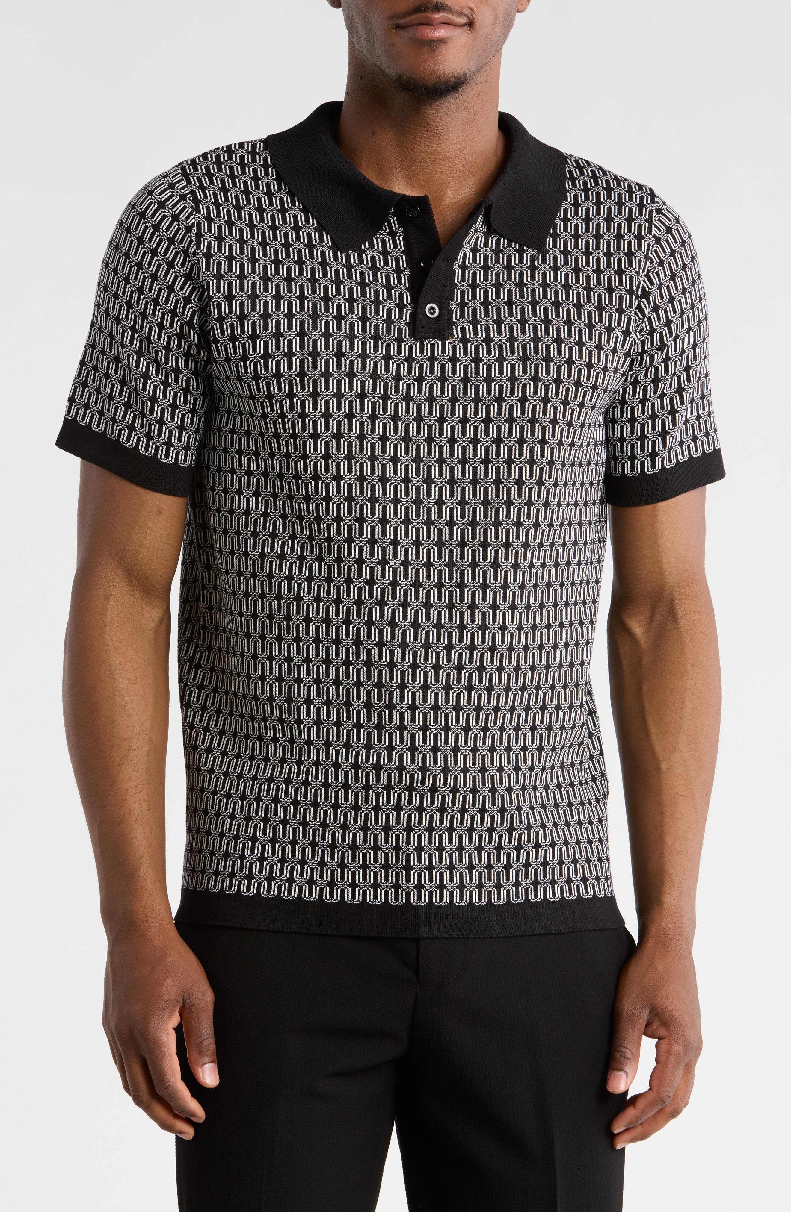 T.R. PREMIUM Slim Fit Polo Sweater