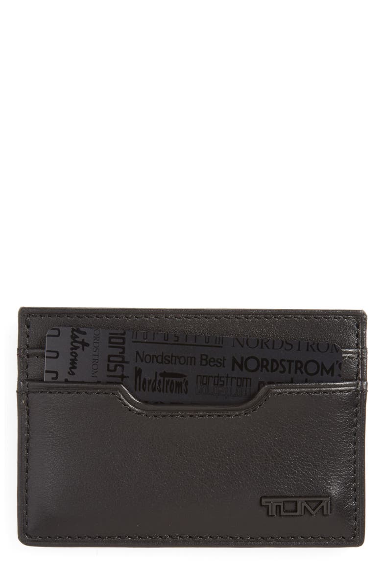 Delta ID Lock™ Shielded Slim Card Case & ID Wallet, Main, color, BLACK