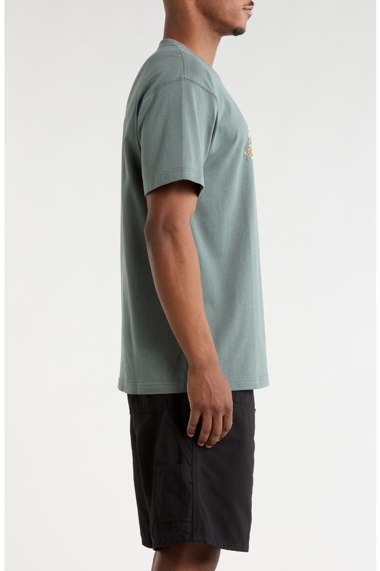 Logo Organic Cotton Graphic T-Shirt, Alternate, color, VELVET GREEN
