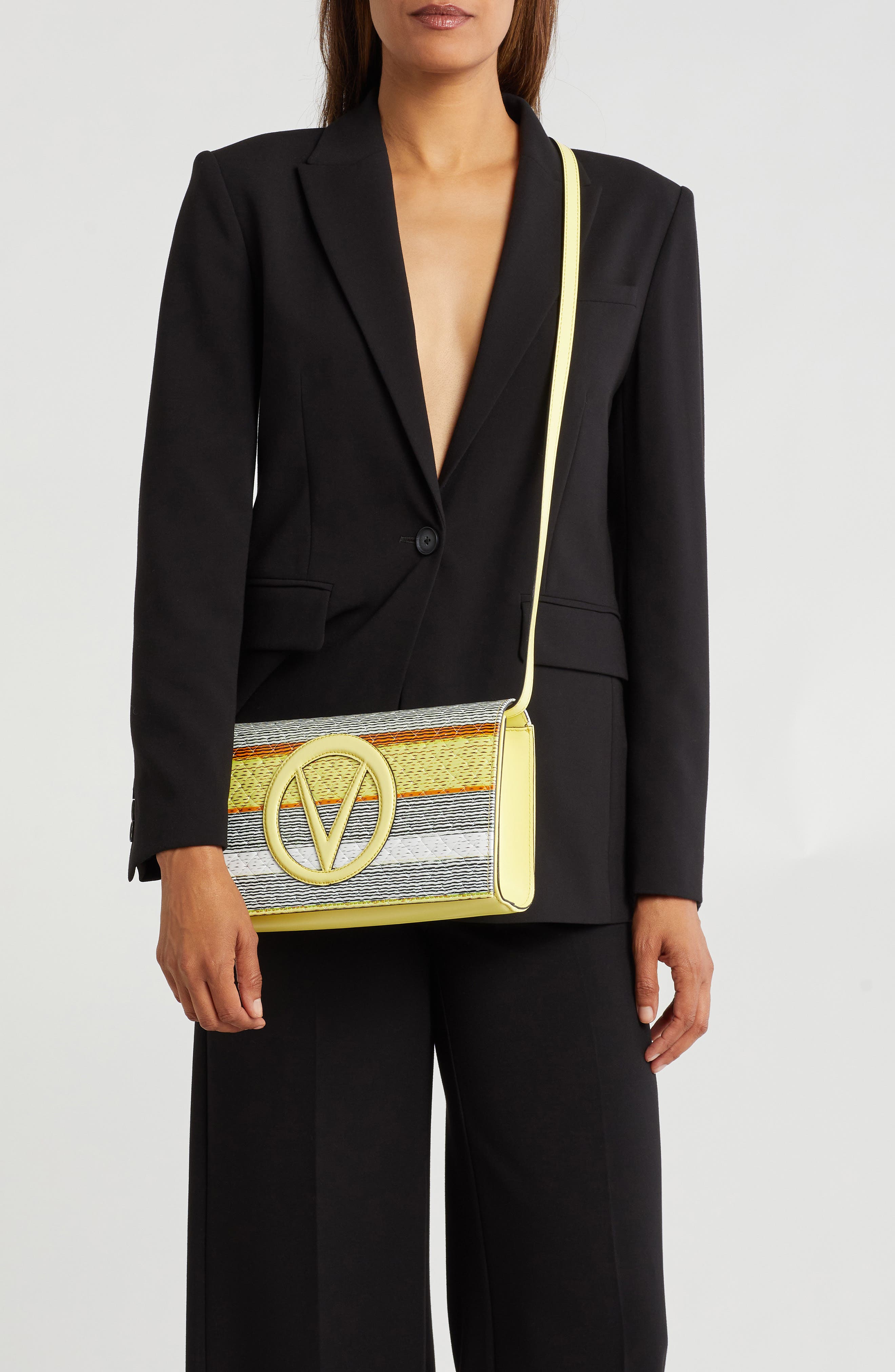 VALENTINO BY MARIO VALENTINO Lena Tresse Crossbody Bag, Alternate, color, 