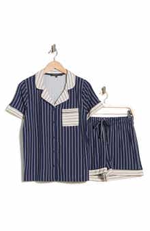 French Connection Stripe Short Pajamas