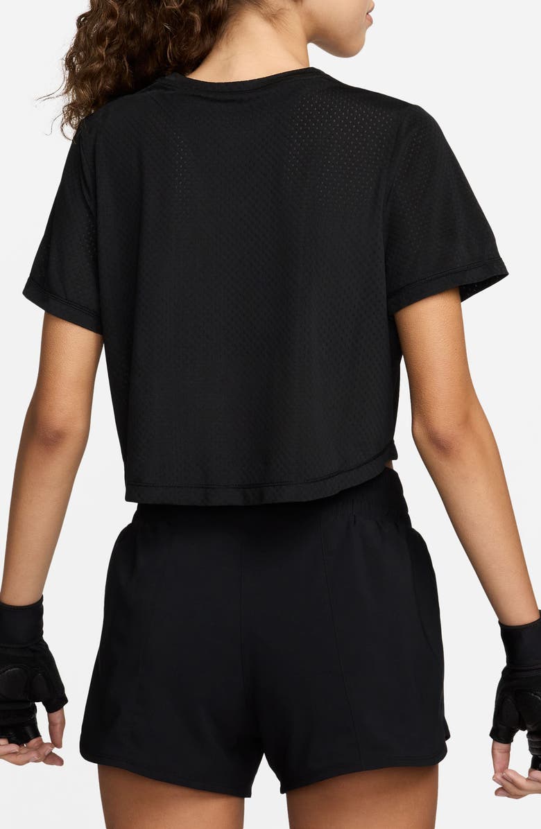 Nike One Classic Breathe Dri-FIT T-Shirt, Alternate, color, Black/ Black