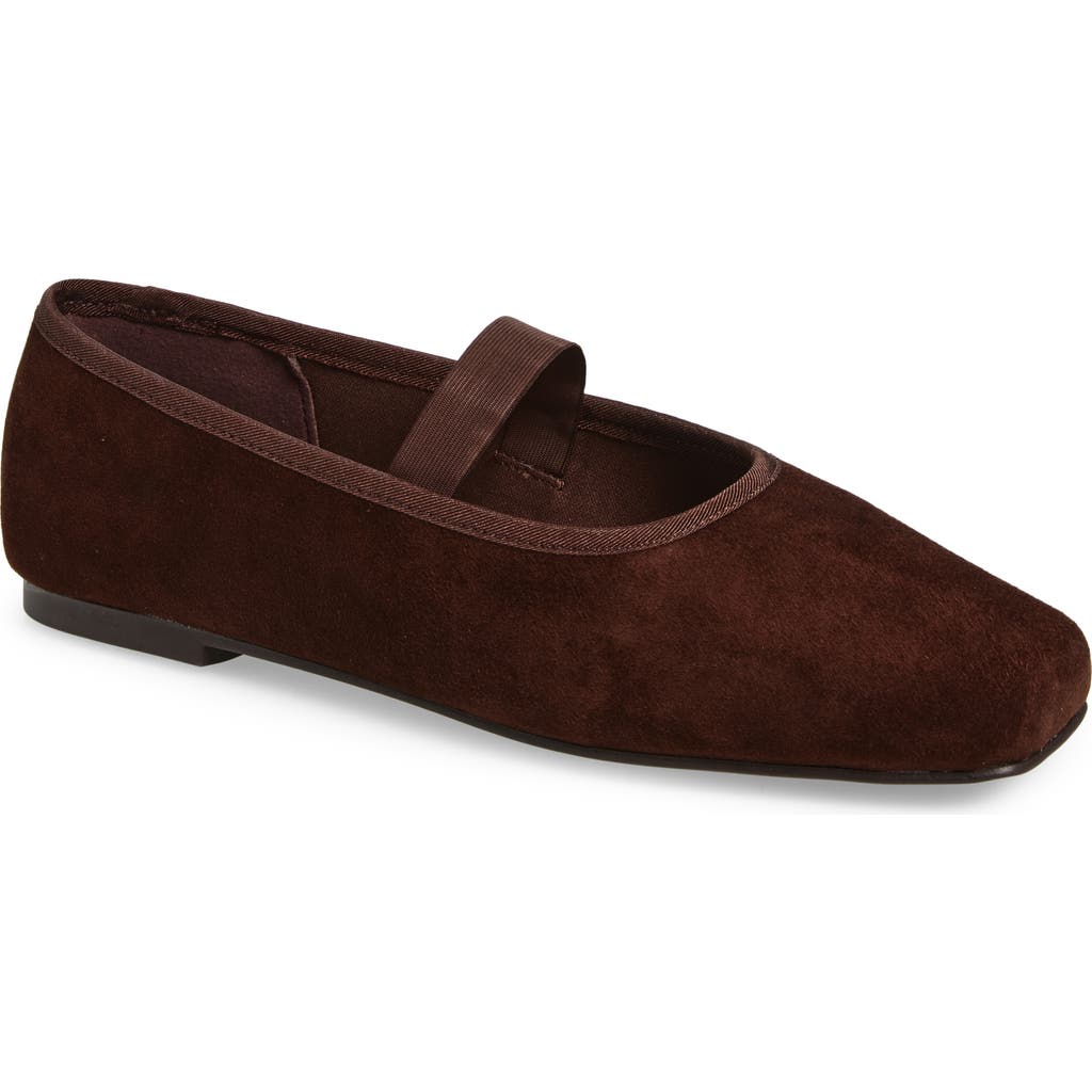 Steve Madden Reyana Mary Jane Ballet Flat In Brown