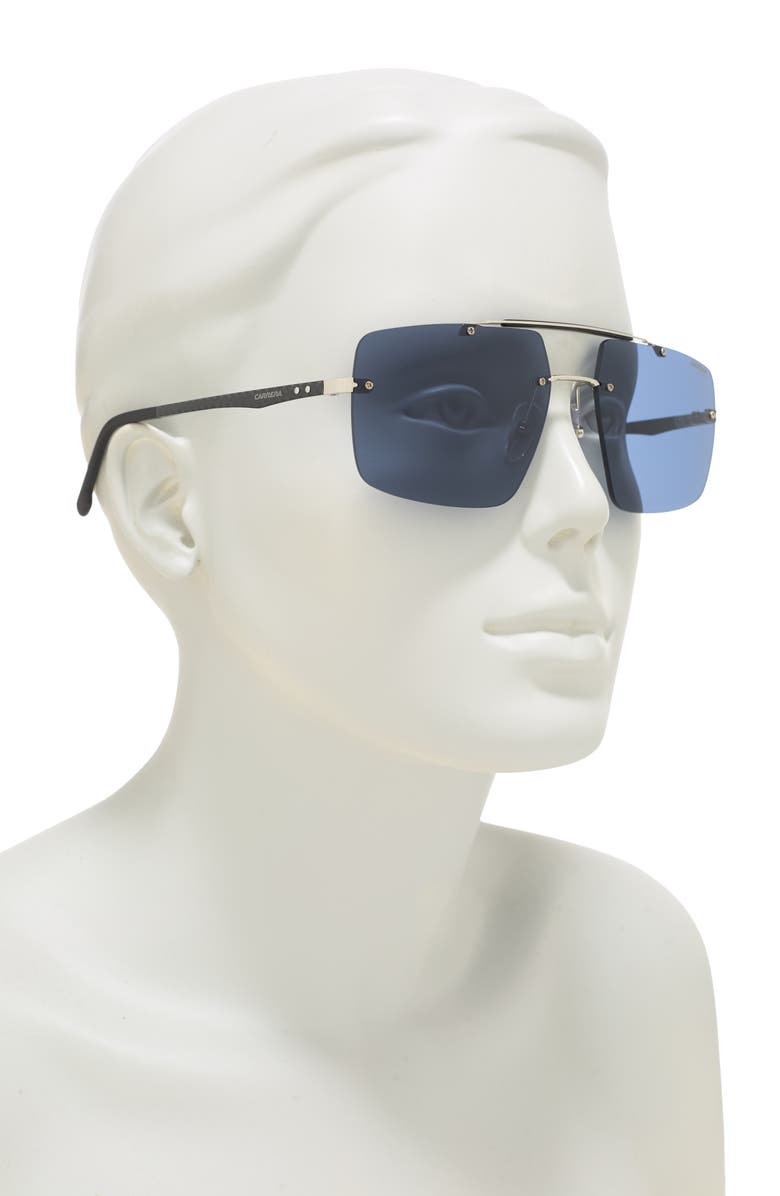 Carrera Eyewear 61mm Rectangle Sunglasses, Alternate, color,