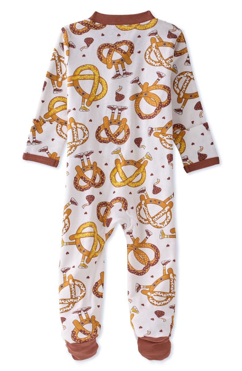 BUTTERBLU Scout Sleep & Play Organic Cotton Footie, Alternate, color,