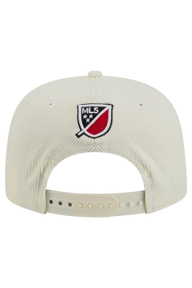 Men's New Era  Cream D.C. United 2025 Kickoff Snapback Golfer Hat, Alternate, color, Cream