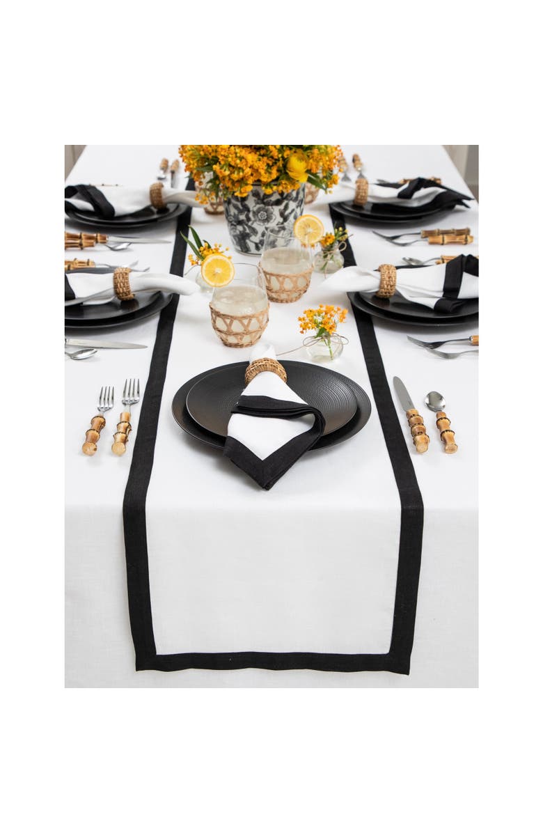 Solino Home Linen Table Runner for Dining Table, Holiday and Everyday Table Decor - Classic, Alternate, color,