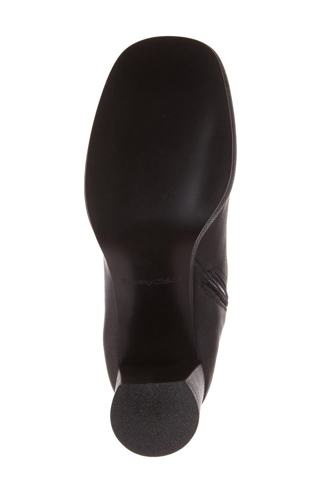See by Chloe 'Lisa' Bootie, Alternate, color, BLACK