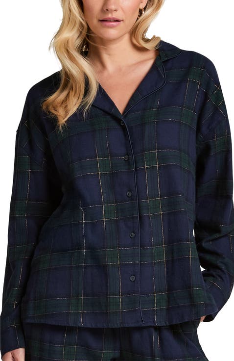Flannel Pyjama Top
