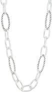 NORDSTROM RACK Textured Mixed Link Chain Necklace