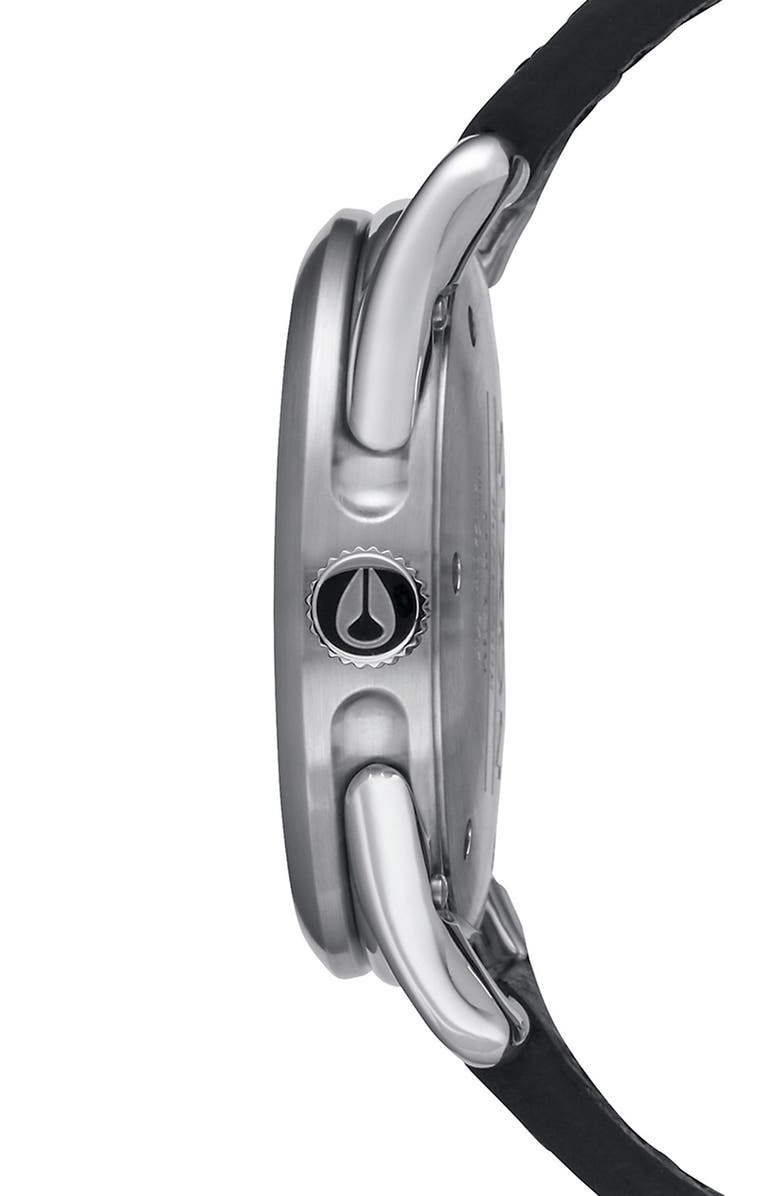 Nixon 'The C39' Leather Strap Watch, 39mm, Alternate, color, 