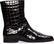 BLACK SUEDE STUDIO Aries Croc Boot