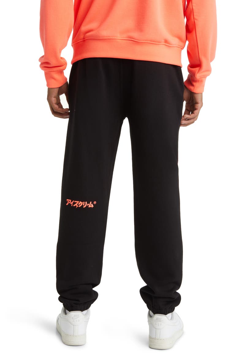 Snow Tops Embroidered Joggers, Alternate, color, BLACK