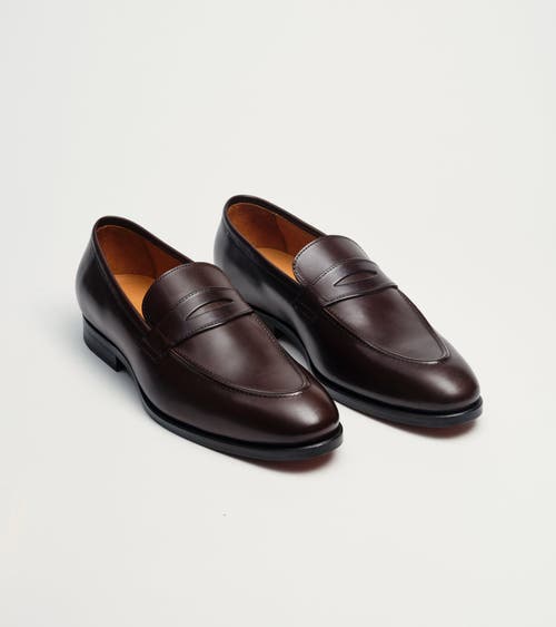 Jack Erwin Luke Leather Dress Penny Loafer