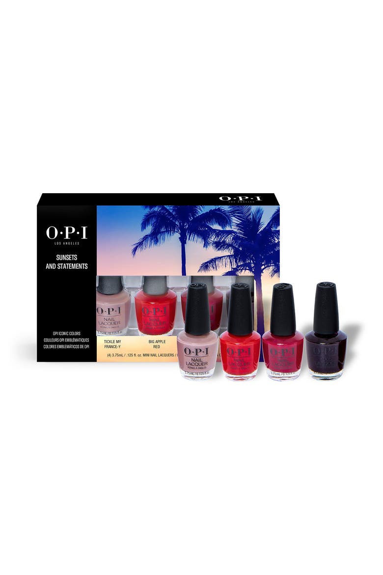 40th Anniversary Mini Set of 4 Nail Polish, Main, color, MAKE A STATEMENT