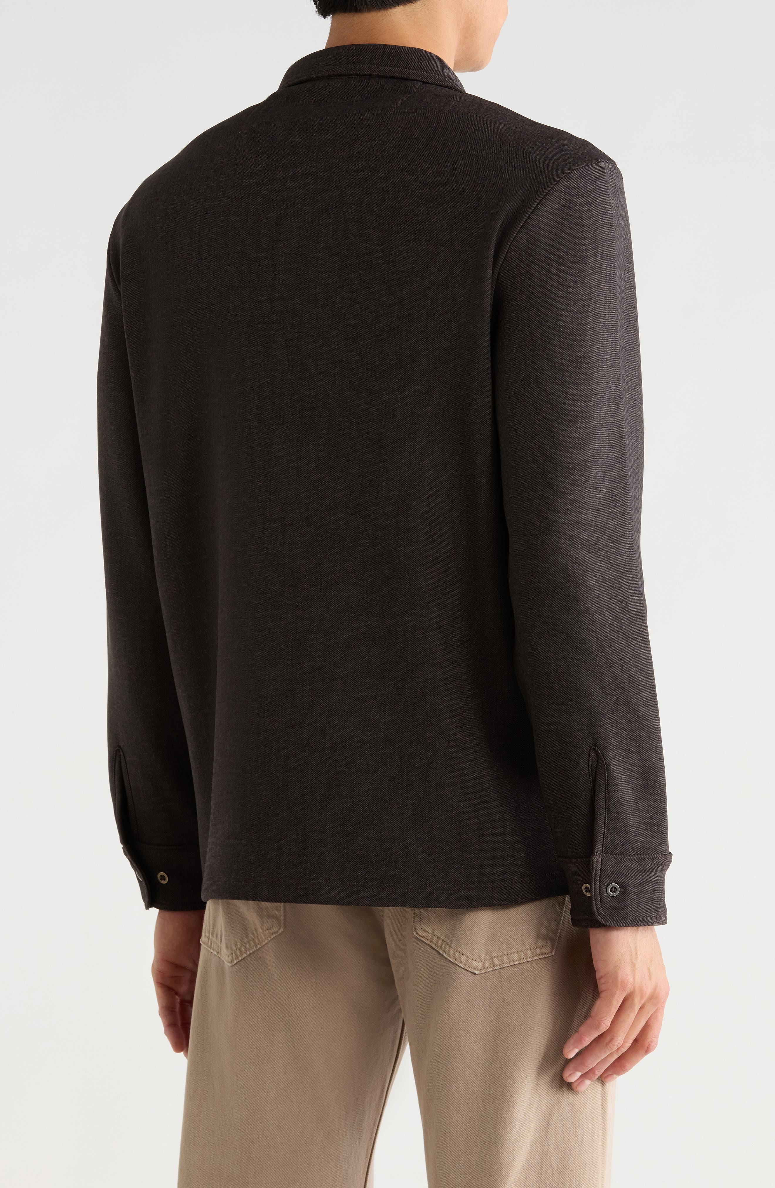 Zip Shirt Jacket - image 4