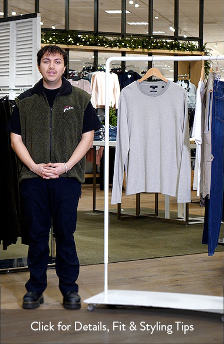 Striped Double Knit T-Shirt, sales video thumbnail