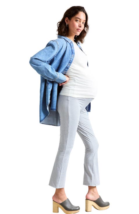 The Maternity Bodyflex Crop Flare Legging