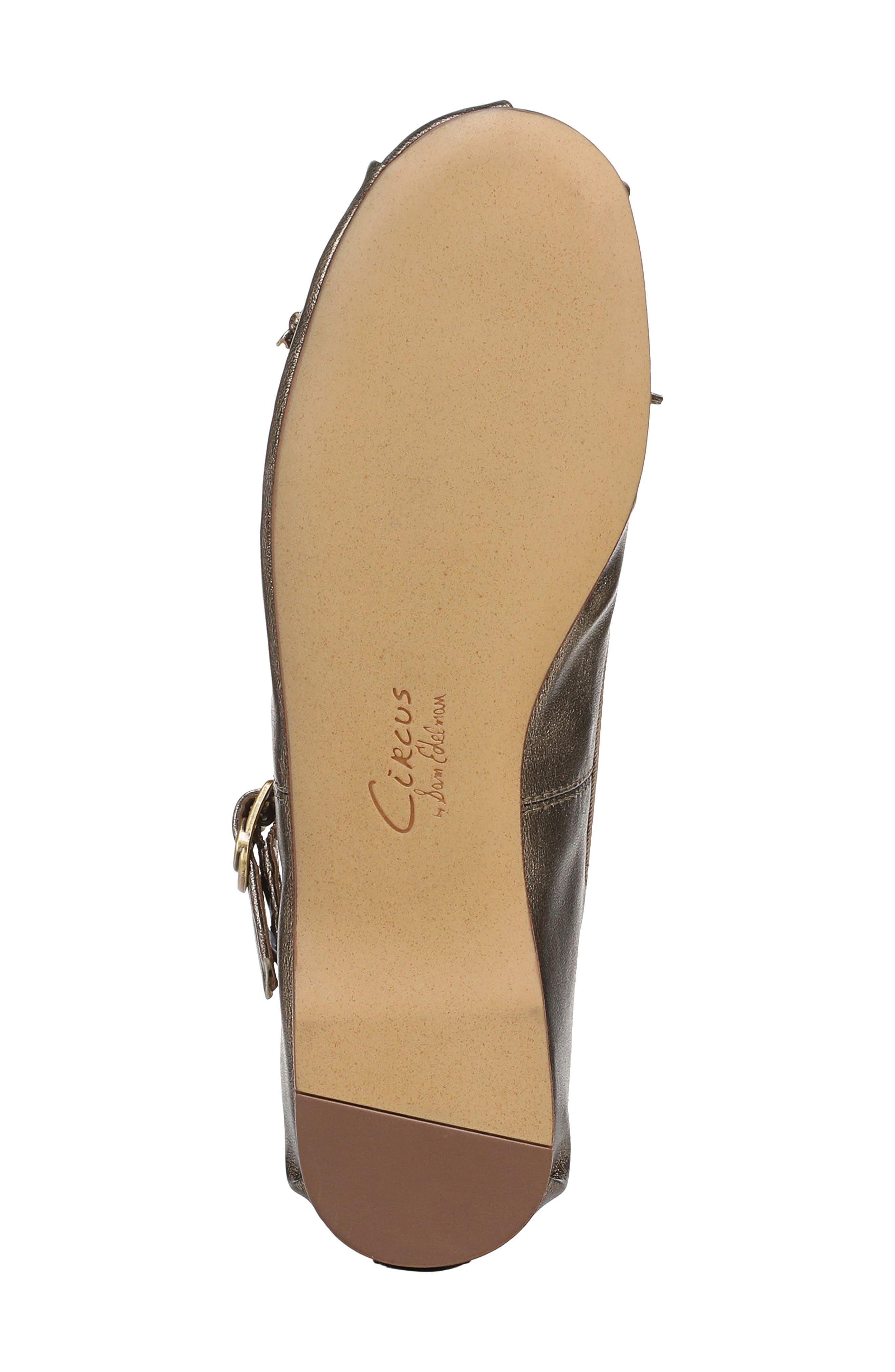 Circus NY by Sam Edelman Zuri Strappy Ballet Flat, Alternate, color, Gilded Bronze
