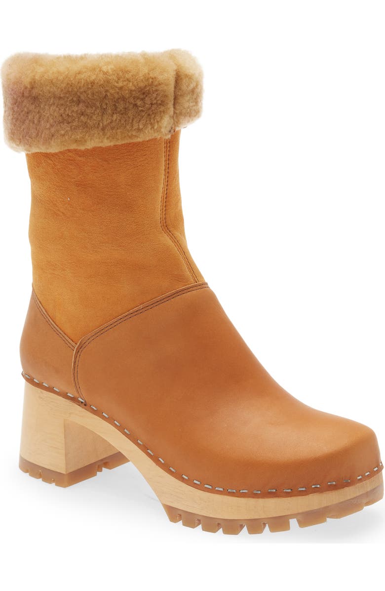 Swedish Hasbeens Genuine Shearling Lined Boot, Main, color,