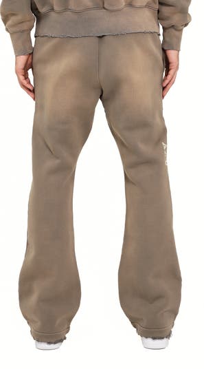 Cotton Fleece Flare Sweatpants