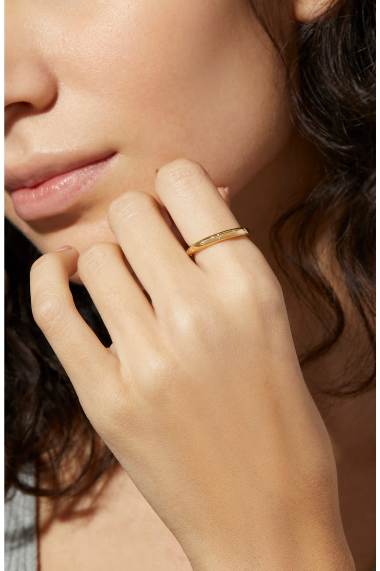 Celestial Band Ring - Capella, Alternate, color, Gold