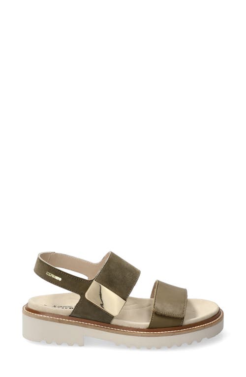 Mephisto Violane Platform Sandal In Lichen