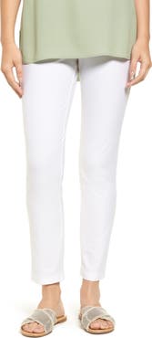 Eileen Fisher Stretch Crepe Slim Ankle Pants