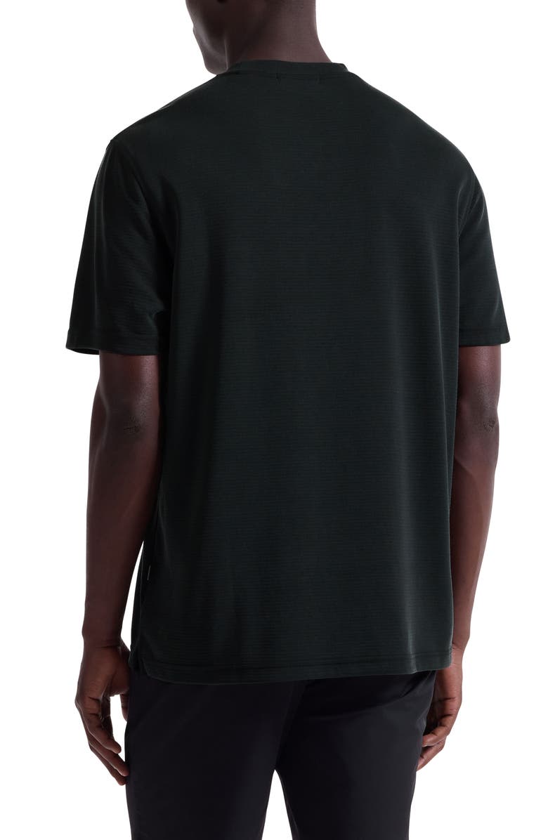 Bugatchi Orville Crewneck T-Shirt, Alternate, color, Black