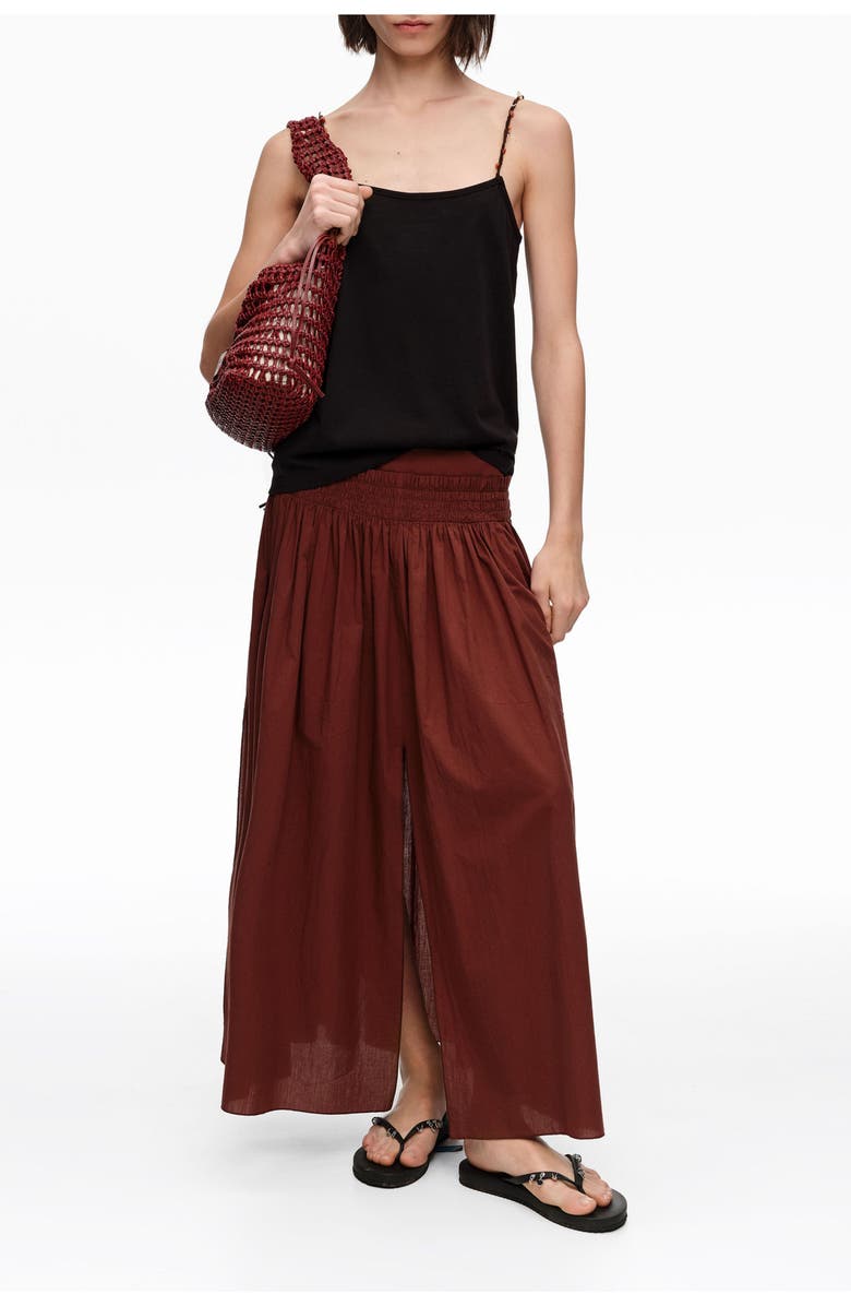 Bimba y Lola Strappy Top With Decorative Stones, Alternate, color, Black