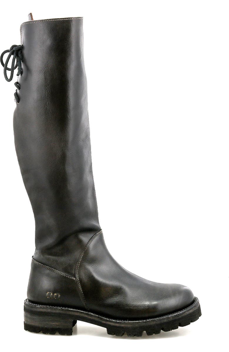 Bed Stu Scope Knee-High Boot, Alternate, color, Black Rustic