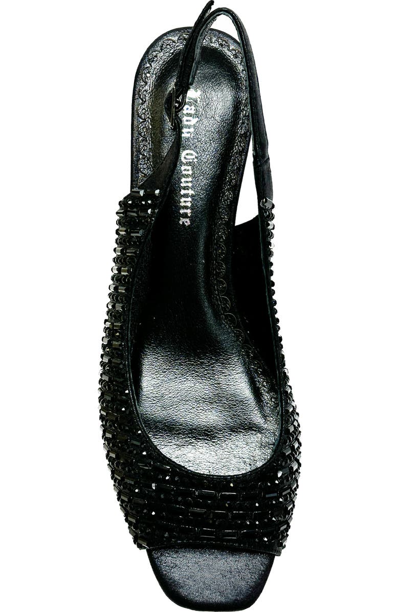 LADY COUTURE Queen Slingback Wedge Heel Sandal, Alternate, color,