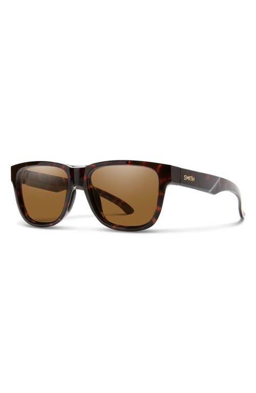 Smith Lowdown Slim 2 53mm Chromapop™ Square Sunglasses In Brown