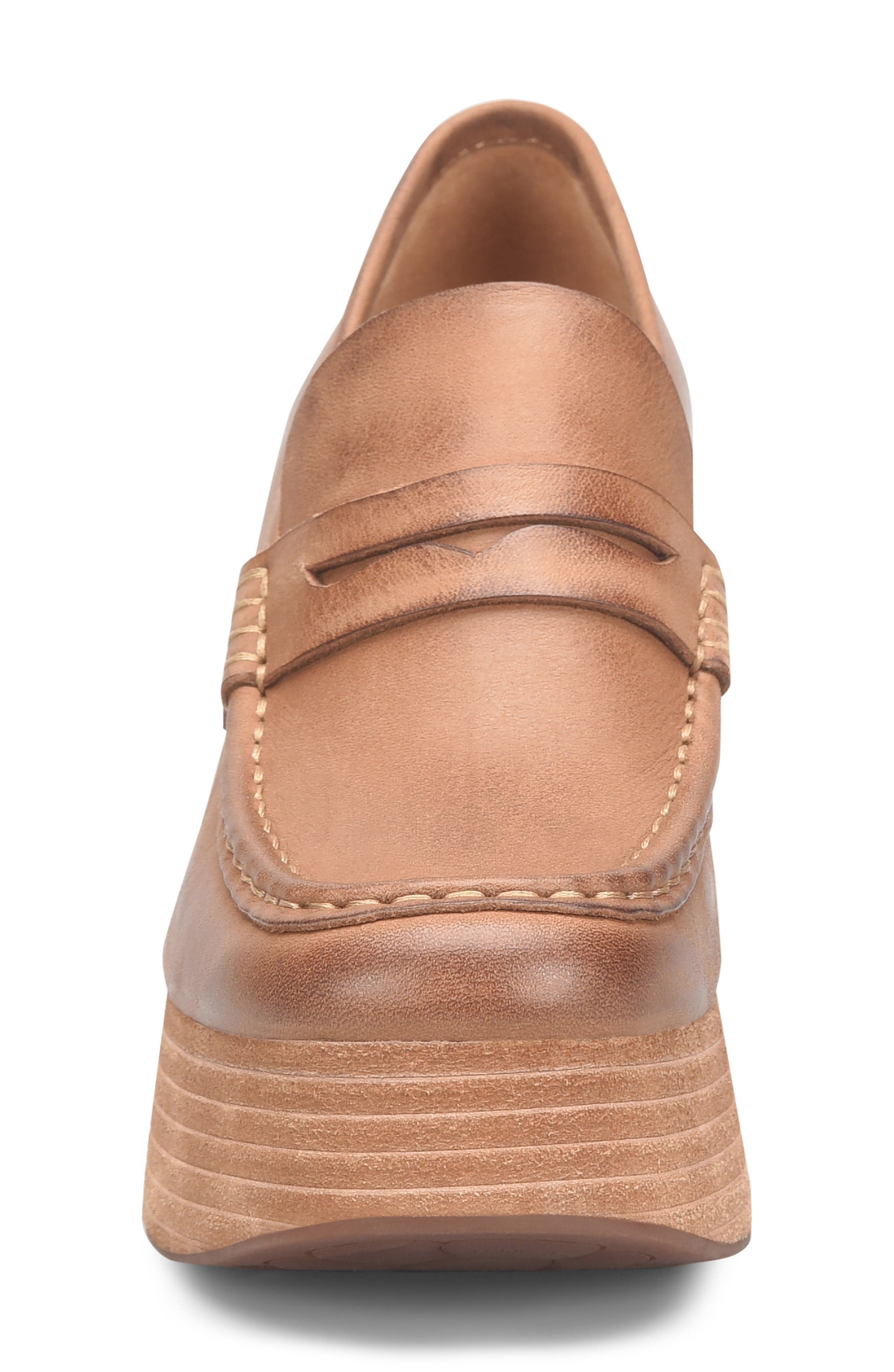 Kork-Ease<sup>®</sup> Barbara Platform Penny Loafer Pump, Alternate, color, Brown