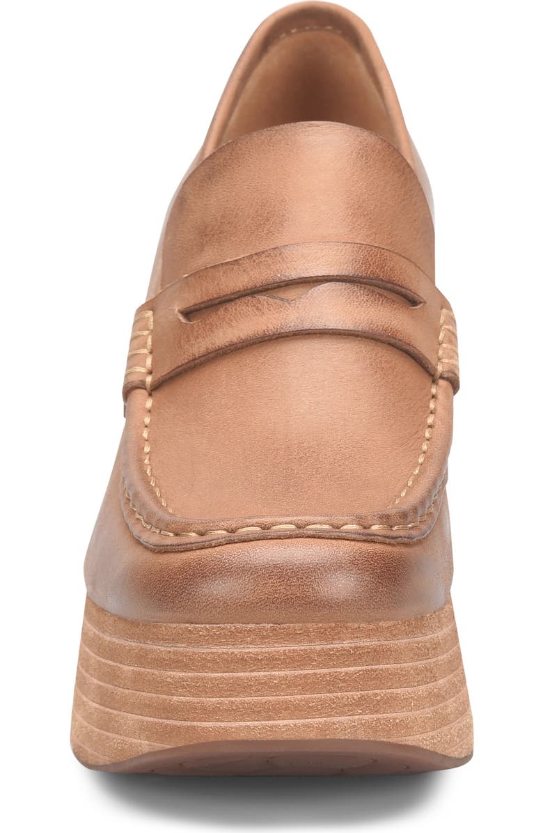 Kork-Ease<sup>®</sup> Barbara Platform Penny Loafer Pump, Alternate, color, Brown