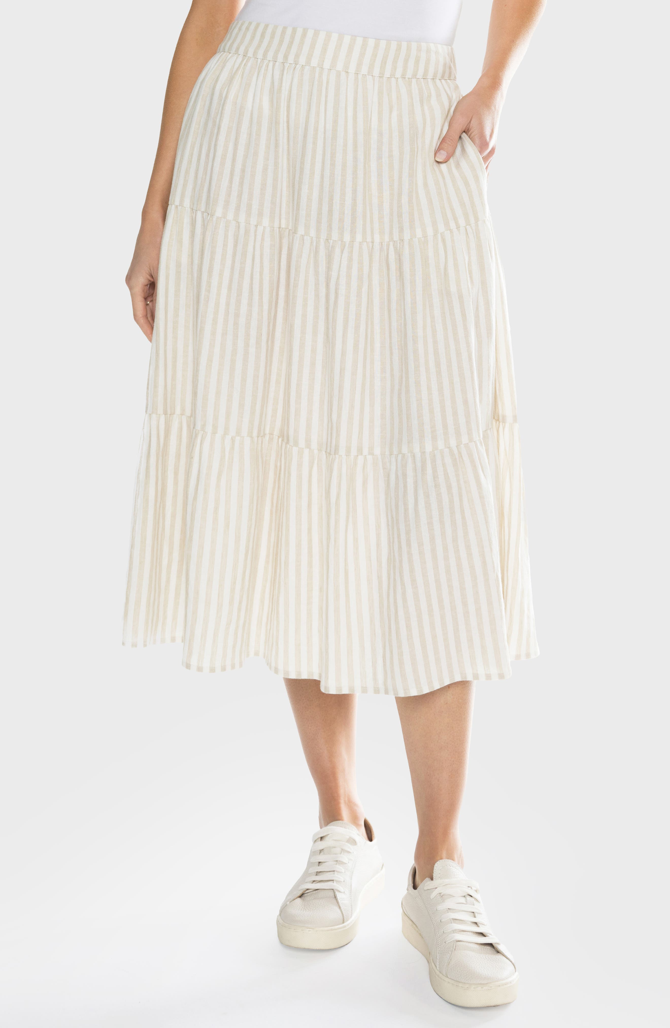 matty m. Emory Tiered Skirt