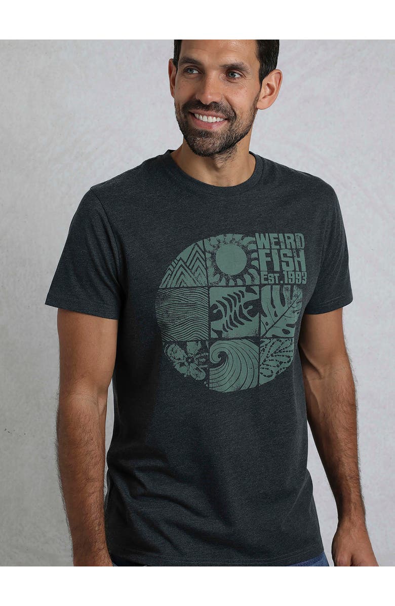 Weird Fish Summer Sector Graphic T-Shirt, Alternate, color, Washed Black