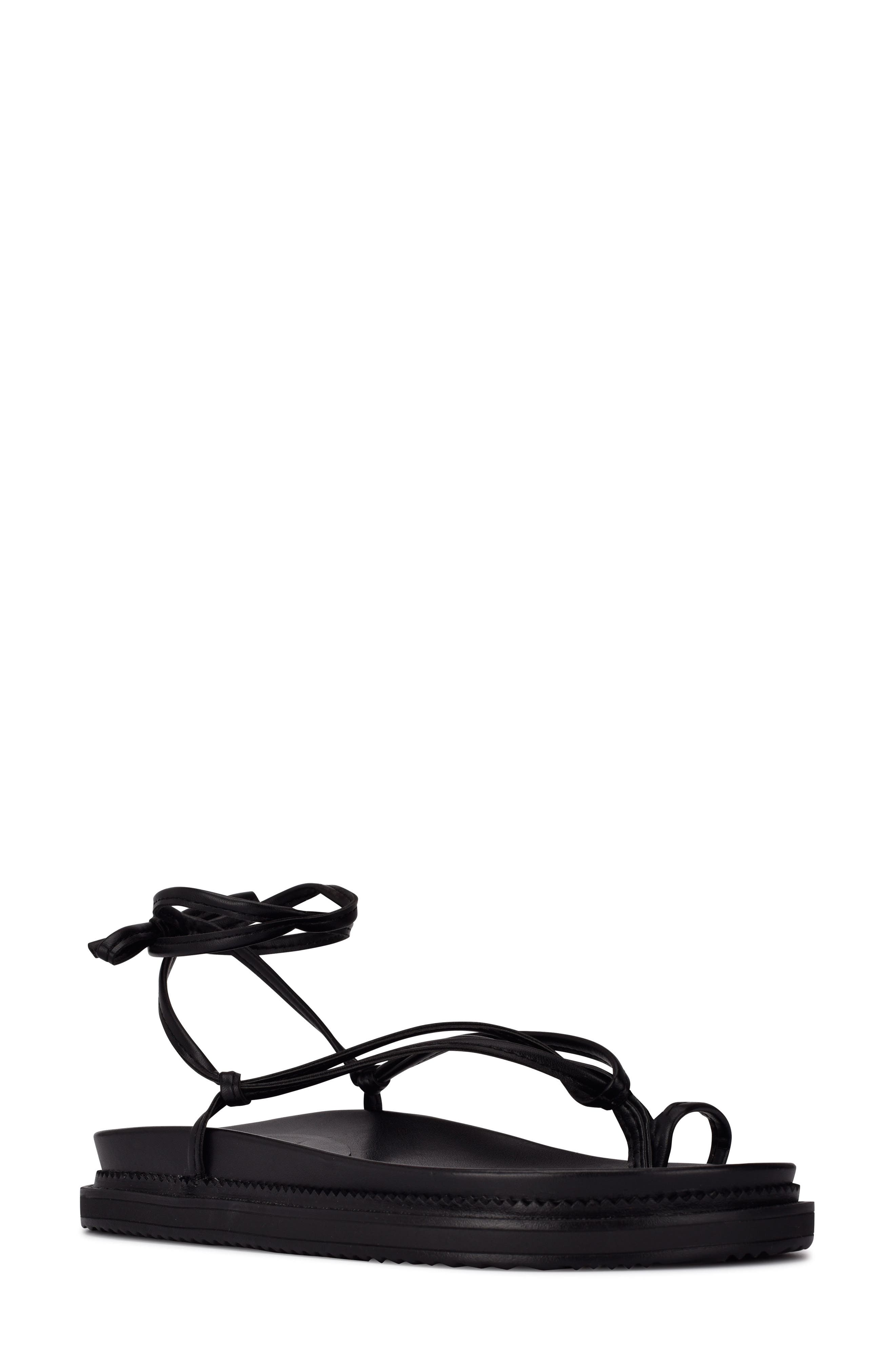 Nine West Sarest Ankle Wrap Sandal, Main, color, 