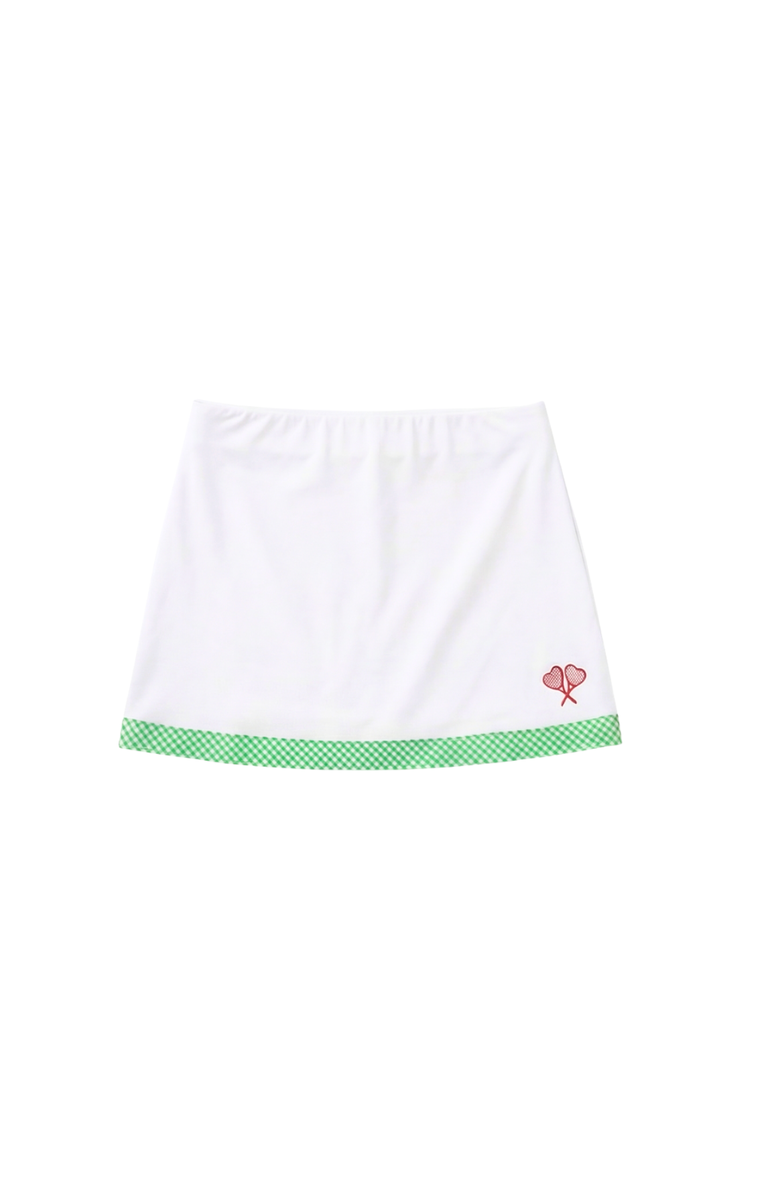 Love All Tennis Littles Scarlett Skort, Main, color, Green