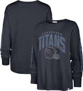 '47 Women's '47 Navy Tennessee Titans Tom Cat Lightweight Long Sleeve T-Shirt