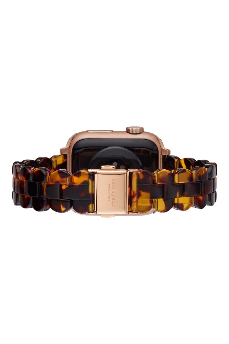 acetate 16mm Apple Watch® bracelet watchband, Alternate, color, TORTOISE