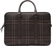 Burberry City Check Briefcase