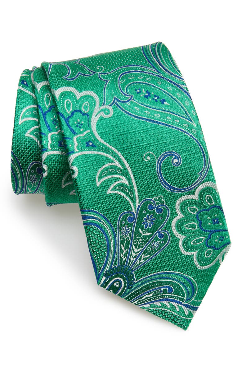 Nordstrom Terry Paisley Silk Tie, Main, color, 