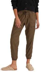 Marine Layer Luna Stretch Linen & Cotton Joggers