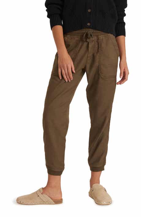 Luna Stretch Linen & Cotton Joggers