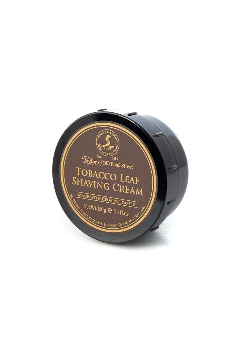 Tobacco Leaf Shaving Cream Bowl, Main, color, White