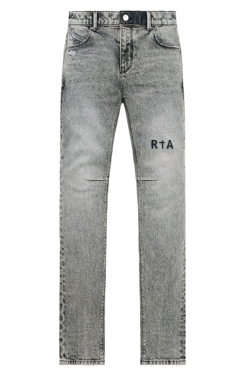RtA Clayton Skinny Jeans, Main, color, Stone Haze