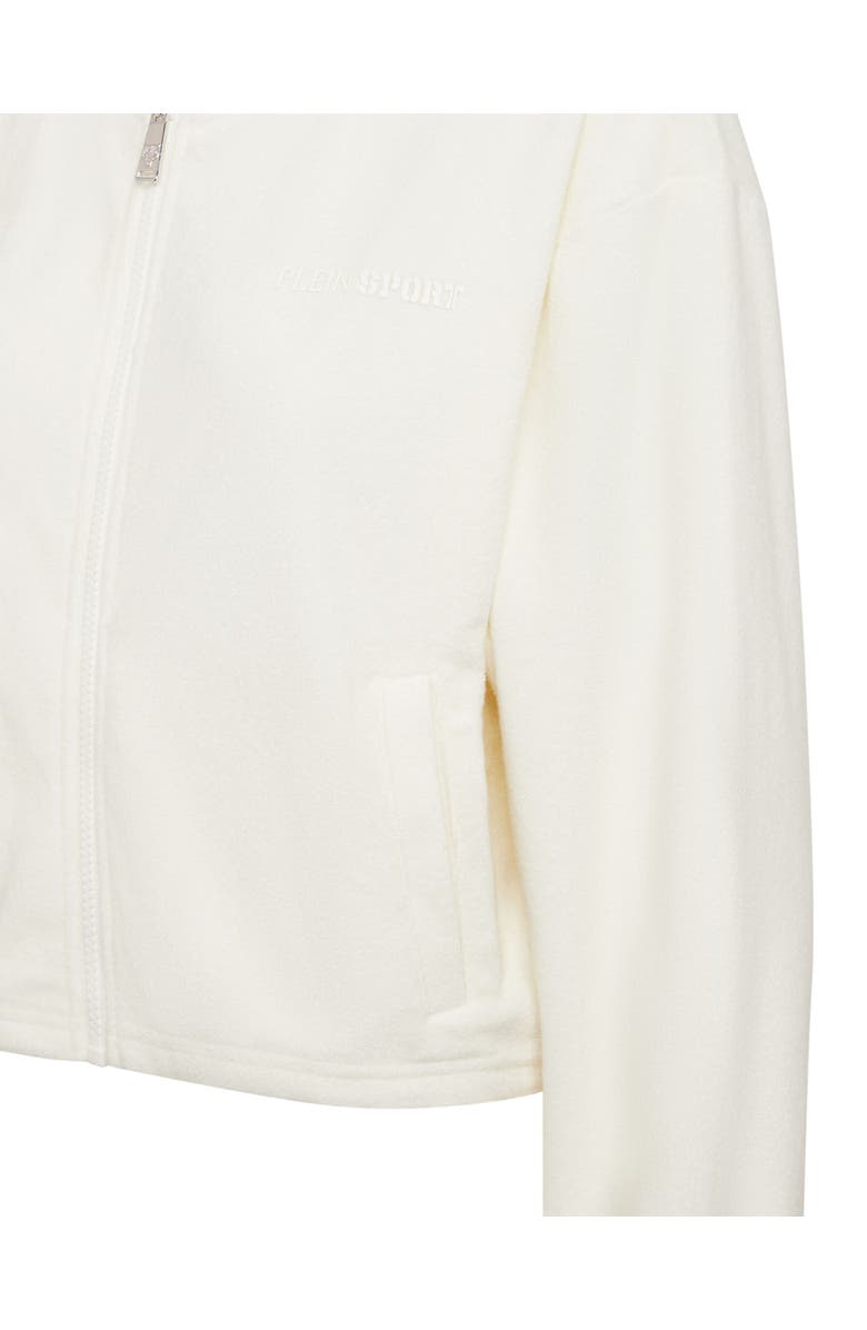 PLEIN SPORT Sponge Hoodie Sweatshirt Women, Alternate, color, Offwhite